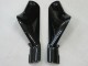 Glänzendes Schwarz Weiß West 2000-2001 Kawasaki ZX9R Motorrad Verkleidung