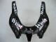 Glänzendes Schwarz Weiß West 2000-2001 Kawasaki ZX9R Motorrad Verkleidung