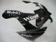 Glänzendes Schwarz Weiß West 2000-2001 Kawasaki ZX9R Motorrad Verkleidung