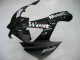 Glänzendes Schwarz Weiß West 2000-2001 Kawasaki ZX9R Motorrad Verkleidung