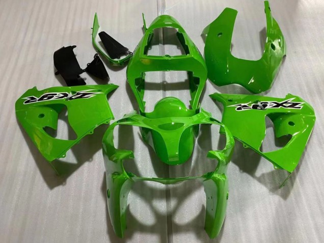 Grün Schwarz 2002-2003 Kawasaki ZX9R Motorrad Verkleidung