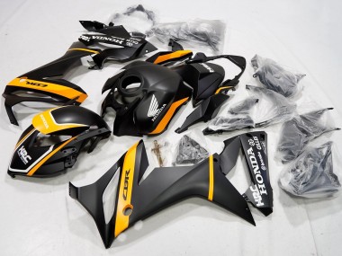Matt Schwarz Gelb Weiß 2019-2020 Honda CBR650R Motorrad Verkleidung