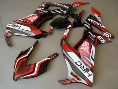 Weiß Rot Glänzendes Schwarz HRC 2019-2020 Honda CBR650R Motorrad Verkleidung