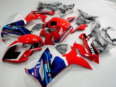Rot Weiß Blau Glänzendes Schwarz HRC 2019-2020 Honda CBR650R Motorrad Verkleidung