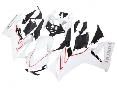Weiß Rot Schwarz 2019-2020 Honda CBR650R Motorrad Verkleidung