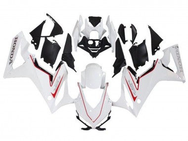 Weiß Rot Schwarz 2019-2020 Honda CBR650R Motorrad Verkleidung