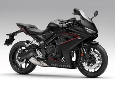 Matt Schwarz 2024-2025 Honda CBR650R Motorrad Verkleidung