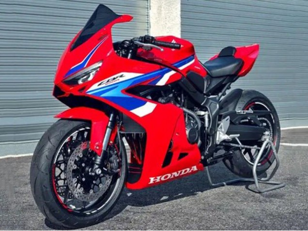 Rot Weiß Blau 2024-2025 Honda CBR650R Motorrad Verkleidung