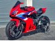 Rot Weiß Blau 2024-2025 Honda CBR650R Motorrad Verkleidung