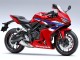 Rot Weiß Blau 2024-2025 Honda CBR650R Motorrad Verkleidung