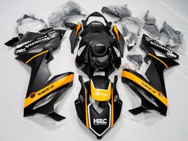 Matt Schwarz Gelb HRC 2021-2023 Honda CBR650R Motorrad Verkleidung