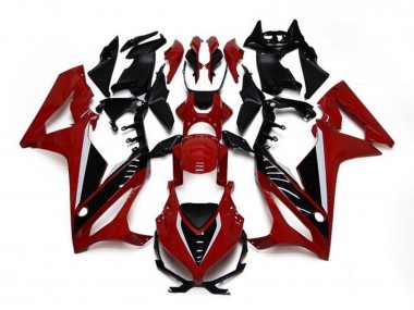 Kastanienbraun Rot Glänzendes Schwarz 2021-2023 Honda CBR650R Motorrad Verkleidung