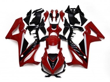 Kastanienbraun Rot Glänzendes Schwarz 2021-2023 Honda CBR650R Motorrad Verkleidung