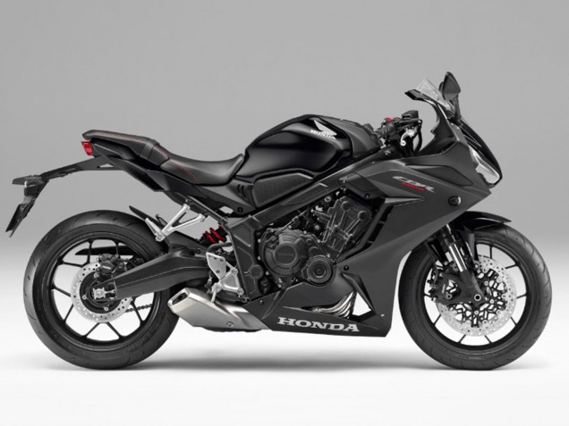 Matt Schwarz 2021-2023 Honda CBR650R Motorrad Verkleidung