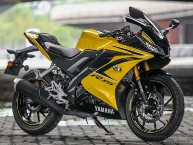 Gelb Schwarz 2018-2024 Yamaha YZF R15 Motorrad Verkleidung