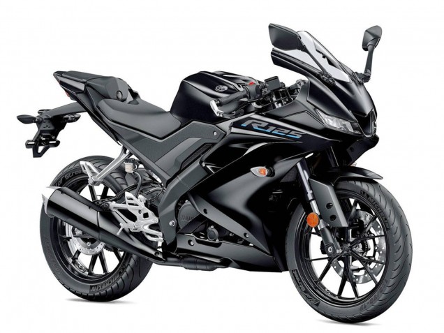 Matt Schwarz 2019-2024 Yamaha YZF R125 Motorrad Verkleidung