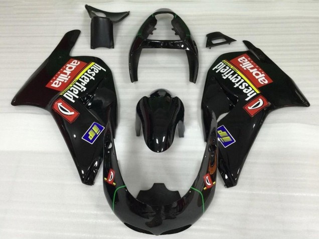 Glänzendes Schwarz Rot 1995-1997 Aprilia RS250 Motorrad Verkleidung