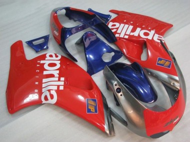 Rot Silber Blau Weiß 1995-1997 Aprilia RS250 Motorrad Verkleidung