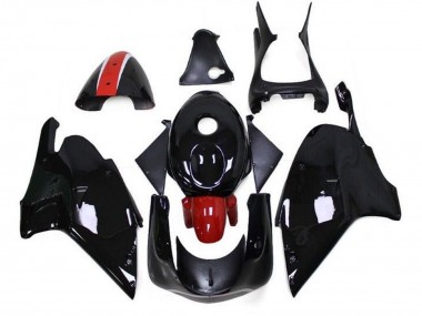 Glänzendes Schwarz Rot 1999-2004 Aprilia RS250 Motorrad Verkleidung