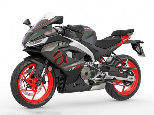 Matt Schwarz Grau Rot 2024-2025 Aprilia RS457 Motorrad Verkleidung