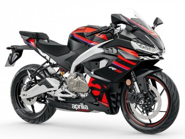 Matt Schwarz Rot 2024-2025 Aprilia RS457 Motorrad Verkleidung