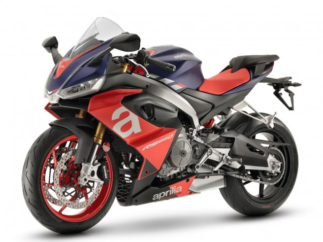 Matt Blau Rot Silber 2020-2024 Aprilia RS660 Motorrad Verkleidung
