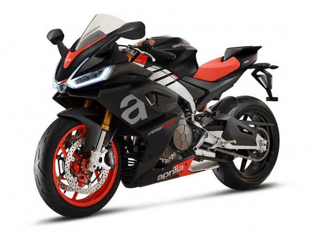 Matt Schwarz Silber Rot 2020-2024 Aprilia RS660 Motorrad Verkleidung