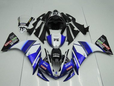Weiß Blau Schwarz Sterilgarda 2009-2011 Yamaha YZF R1 Motorrad Verkleidung