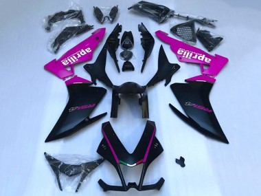 Matt Schwarz Rosa 2009-2015 Aprilia RSV4 1000 Motorrad Verkleidung