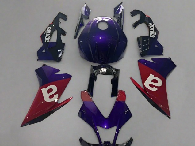 Lila Rot 2009-2015 Aprilia RSV4 1000 Motorrad Verkleidung