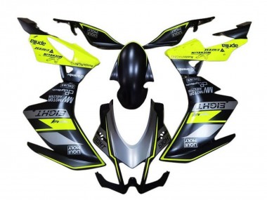 Matt Schwarz Grau Grün 2009-2015 Aprilia RSV4 1000 Motorrad Verkleidung
