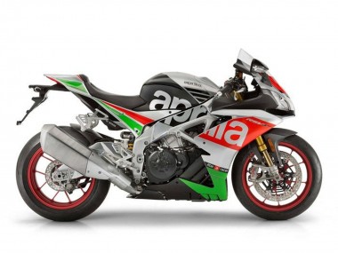 Silber Rot Schwarz Grün 2009-2015 Aprilia RSV4 1000 Motorrad Verkleidung