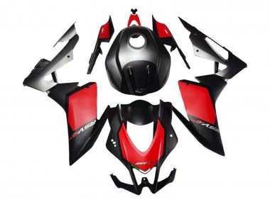 Matt Schwarz Rot Grau 2016-2020 Aprilia RSV4 1000 Motorrad Verkleidung