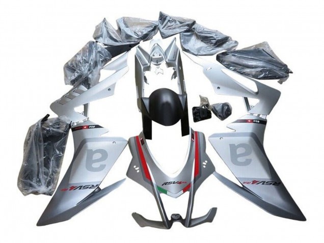 Silber Grau Rot Schwarz 2016-2020 Aprilia RSV4 1000 Motorrad Verkleidung