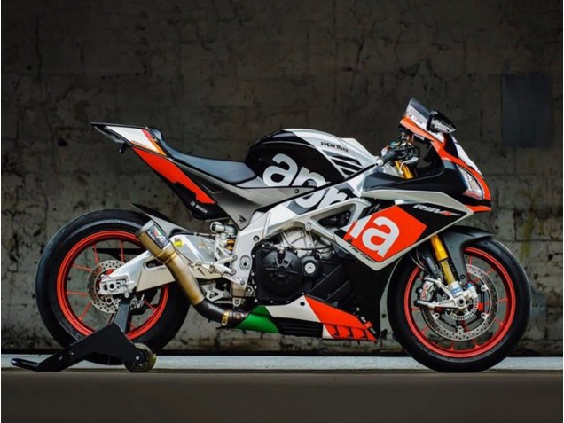 Matt Schwarz Silber Rot Grün 2016-2020 Aprilia RSV4 1000 Motorrad Verkleidung
