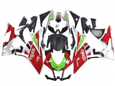 Rot Grün Silber Schwarz 2016-2020 Aprilia RSV4 1000 Motorrad Verkleidung