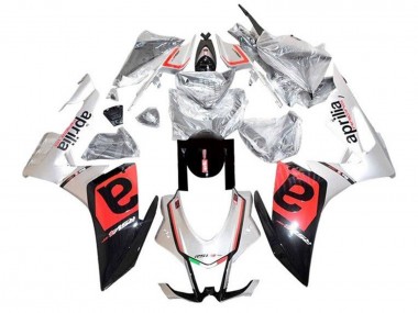 Silber Schwarz Rot 2016-2020 Aprilia RSV4 1000 Motorrad Verkleidung