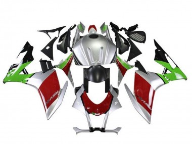 Silber Rot Schwarz Grün 2016-2020 Aprilia RSV4 1000 Motorrad Verkleidung Kit