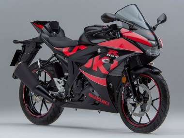Schwarz Rot 2017-2025 Suzuki GSXR125 Motorrad Verkleidung