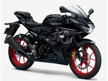 Schwarz 2017-2025 Suzuki GSXR125 Motorrad Verkleidung