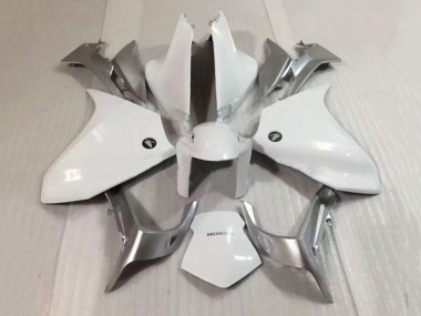 Silber Weiß 2010-2016 Honda VFR 1200 Motorrad Verkleidung
