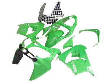 Grün Schwarz CheckeRot 2002-2003 Kawasaki ZX9R Motorrad Verkleidung