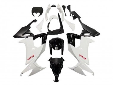 Weiß Schwarz Rot Aufkleber 2008-2010 Kawasaki ZX10R Motorrad Verkleidung