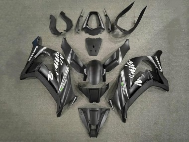 Matt Schwarz Weiß 2011-2015 Kawasaki ZX10R Motorrad Verkleidung