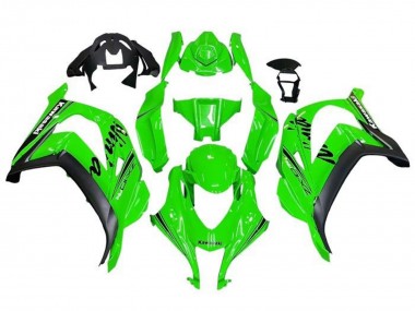 Grün Schwarz 2016-2020 Kawasaki ZX10R Motorrad Verkleidung