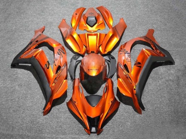 Orange Schwarz 2016-2020 Kawasaki ZX10R Motorrad Verkleidung