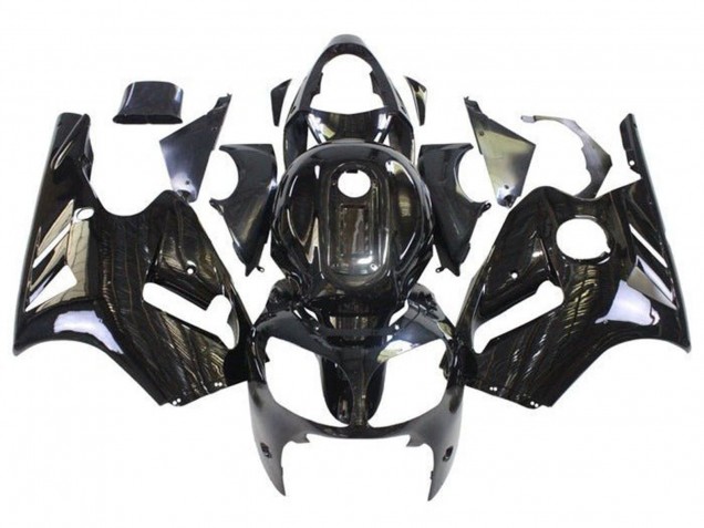 Glänzendes Schwarz 2002-2006 Kawasaki ZX12R Motorrad Verkleidung