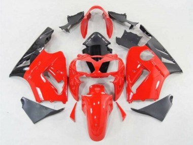 Rot Schwarz 2002-2006 Kawasaki ZX12R Motorrad Verkleidung