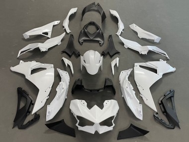 Weiß Schwarz 2024-2025 Kawasaki Ninja 500 EX500R Motorrad Verkleidung