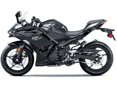 Glänzendes Schwarz 2024-2025 Kawasaki Ninja 500 EX500R Motorrad Verkleidung